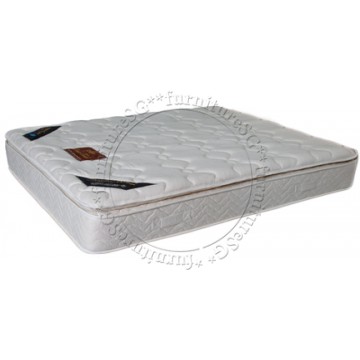 PrinceBed Nature Touch Plush Synthetic Latex Pillow Top Bamboo Stress Relief Soft Pocketed Spring Mattress